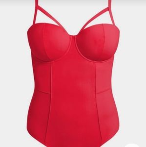 Figleaves Sophina Icon Underwire Strapping swimsuit, 36F